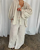 koszule damskie  Koszula lniana baloon beige 1