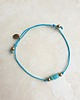 bransoletki na sznurku Bransoletka BOHO sznurkowa turkusowa, turkus, hematyt 5