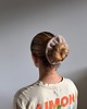 gumki do włosów Wełniana puchata scrunchie 1