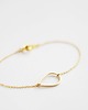 bransoletki złote 16k Gold Plated Teardrop Bracelet 3