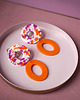 klipsy KLIPSY! szalone orange duże donuty 1