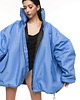kurtki damskie Kurtka typu bomber oversize baby blue 5