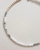 chokery Naszyjnik choker NEO kamień księżycowy, kamień rzeczny, howlit 1