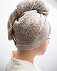 dodatki - łazienka - różne Lniany turban frotte dark natural 8