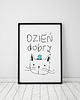 plakaty Plakat. Koteczki, dzień dobry 1