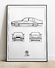 plakaty Plakat Legendy Motoryzacji - BMW M5 1
