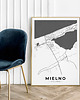 plakaty Plakat Mielno mapa 3