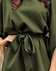 sukienki mini damskie 287-13 SOFIA Sukienka motyl - KHAKI 3