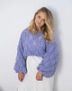 swetry damskie Sweter Divine z liśćmi, z super kid moheru z jedwabiem, handmade 2