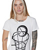 t-shirt damskie T-shirt damski UNDERWORLD Streetball biały 4