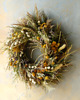 wianki Wianek naturalny z suszonych roślin, na drzwi lub ścianę 1