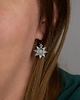 kolczyki wire wrapping Błękitne małe kolczyki słoneczka angelit wire wrapping 6