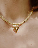 złote naszyjniki Naszyjnik Matcha z sercem 2
