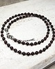 komplet biżuterii Korale i bransoletka granat komplet 1