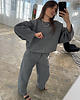 bluza bez kaptura damska Bluza Grounded graphite 9