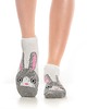 skarpetki damskie Skarpetki z szarym królikiem 1