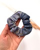 gumki do włosów Scrunchie/frotka 100% Jedwab Patchwork 1