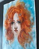 grafiki i ilustracje PROMOCJA! Under the sea obraz akwarela 30x42 syrenka Ariel morze portret 3