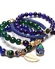bransoletki z kamieni naturalnych Lush medow, cobalt and purple /18-04-23/ - set 2