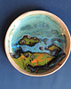 patery i talerze Talerze Pejzaż górski - ceramiczne, kolorowe, deserowe, ręcznie malowane 1