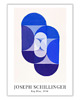 plakaty Plakat reprodukcja Joseph Schillinger 'Key Blue' 1
