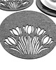 podkładki do kuchni podkładki Tulipany pod talerz, 4szt, śr. 30cm 2
