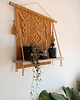 półki Półka ścienna "Jaipur", Makrama Boho, Kwietnik 1