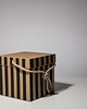 skrzynki, kufry i pudła Bag Box Torba tekturowa 22x22x22 cm pasy czarne 1