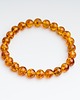bransoletki z kamieni naturalnych Bransoletka bursztyn koniakowy kulka regularna 4
