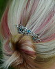 do włosów różne Grzebień do włosów ozdobny apatyt, wire wrapping 4