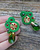 kolczyki soutache Zielone  kolczyki soutache 4