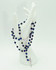 komunia - pozostałe Różaniec komunijny dla chłopca, LAPIS LAZULI 6mm, srebro 925, RĘKODZIEŁO 4