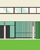 plakaty Willa Savoye - Le Corbusier - plakat giclee art 3