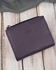 portfele damskie Portfel damski skórzany mały fioletowy w orientacji poziomej z RFID SL-06-VI 2