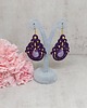 kolczyki soutache Fioletowe kolczyki sutasz - kolekcja Thalia 4