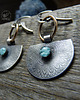 kolczyki z żywicy Kolczyki srebrne Mandala Earrings 5