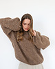 swetry damskie  Sweter Penelope kakaowy 1