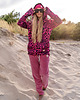 bluza z kapturem damska Bombora Pink Zebra 3