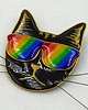 breloki Przypinka tęczowa pride z kotem pin 001 1