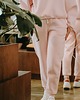 bluza bez kaptura damska Bluza Basic oversize pudrowy róż 8