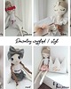Chrzest - inne Lalka szmaciana  personalizowana  57 cm + zestaw kokardek 3
