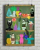 plakaty Boginie i kwiaty - plakat art giclee 1