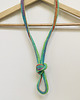 naszyjniki - inne Naszyjnik dzianinowy boho handmade bawełna 2