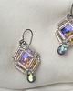 kolczyki swarovski Kolczyki z łezką i  kryształem Swarovski 1