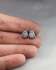 kolczyki wire wrapping Leśne opowieści - sówki 6