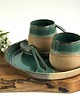 kubki Taca / Patera +  kubki ceramiczne 2 szt -  Rajska Plaża 6