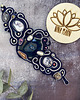 bransoletki soutache deep blue - bransoletka sutasz 1