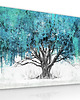 obrazy Obraz na płótnie TURKUSOWE DRZEWO 2