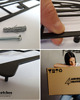 Ozdoby na ścianę Myśliwiec TIE fighter metalowa ozdoba na ścianę 3D 7