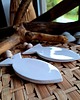 Ozdoby na ścianę Ryby ceramiczne 2 sztuki 3